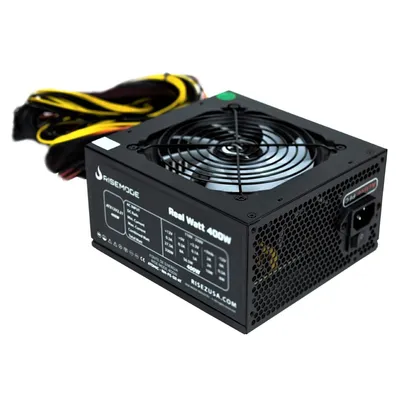 Fonte Gamer Rise Mode Atomic, 400W, Led Branco - RM-FE-02-AT