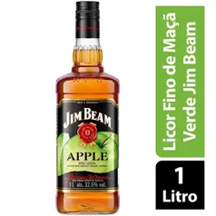 Licor de Whiskey Bourbon Americano Jim Beam Apple 1L