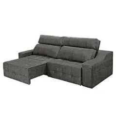 [R$1.502 AME] Sofá 4 Lugares Connect 2,50 mt -Suede - Rifletti | R$ 1767