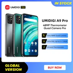 Umidigi a9 pro smartphone desbloqueado 32/48mp R$663