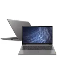 Notebook Lenovo Ultrafino IdeaPad 3 Ryzen 7-5700U 8GB 256GB SSD Linux 15.6" 82MFS00200 Cinza