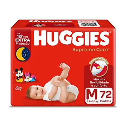 [REC/Leve 3 Pague 2]HUGGIES Fralda Huggies Supreme Care M 72 Unidades