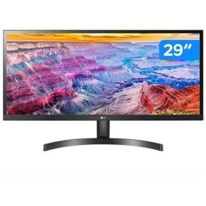 Monitor LG 29' IPS, Ultra Wide, Full HD, HDMI, VESA, Ajuste de Ângulo, HDR 10, 99% sRGB, FreeSync - 29WL500