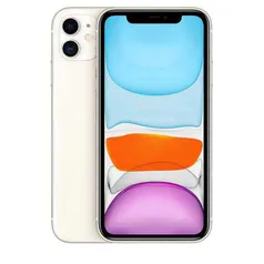 [APP] IPhone 11 Apple (64GB) Branco, Tela de 6,1, 4G e Câmera de 12 mp