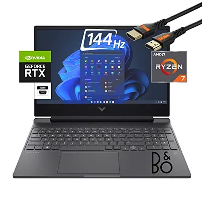 HP Victus 15.6 Gaming Laptop - AMD Ryzen 7 5800H - GeForce RTX 3050 Ti - 144Hz 1080p - Windows 11 w/HDMI (16GB RAM | 1TB PCIe SSD)