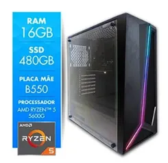 [APP] PC Gamer Certox Stream, AMD Ryzen 5 5600g, 16GB RAM, Radeon Vega 7, SSD 480GB - 1042