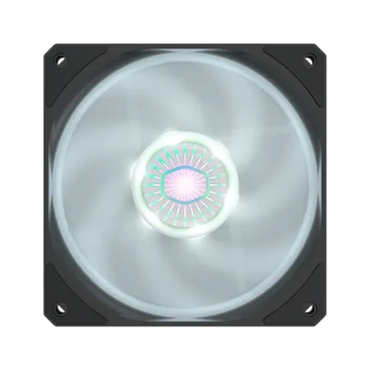 Cooler para Gabinete, Cooler Master, SickleFlow MasterFan MF120 Halo, White, 120mm, 1800RPM, MFX-B2DN-18NPW-R1 | R$40