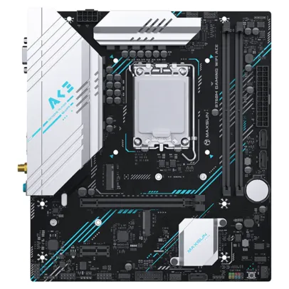 Placa Mãe MAXSUN MS-B760M Gaming WIFI ACE, Chipset B760, Intel LGA 1700, m-ATX, DDR5