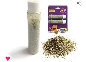 2 Tubos de Catnip 5 Tamanho G Chalesco para Gatos R$13