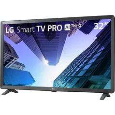 Smart TV LG 32" LED HD Wi-Fi 2 HDMI 1 USB 32LQ621CBSB.AWZ