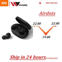 Xiaomi Redmi Airdots - Baixou!!! Se comprar dois sai R$ 74,52 cada!