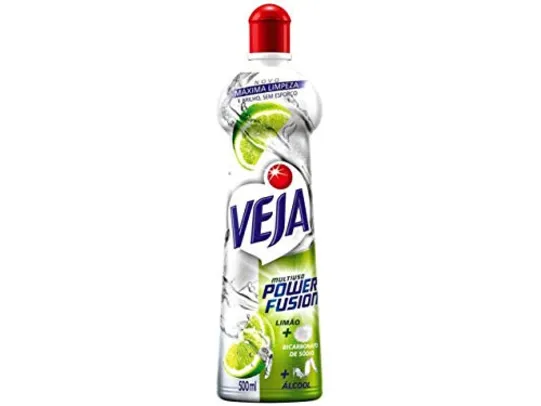 (REC/LEV3PAG2) Veja Power Fusion - Limpador Multiuso, Limão, 500Ml