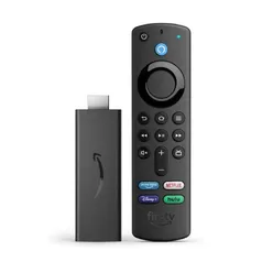 Amazon Fire TV Stick 4K controle de voz 4K 8GB preto com 1.5GB de memória RAM