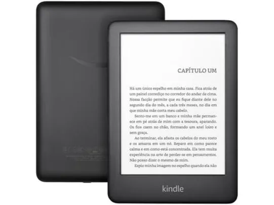 Kindle 10ª Geração Tela 6” 8GB Wi-Fi Luz Embutida - Preto R$292
