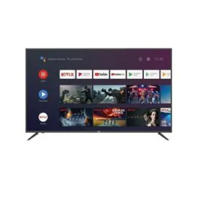 Smart Tv Led 65 Polegadas JVC LT-65MB508 Ultra Hd 4K Android 4 HDMI 3 USB - R$2.796,33 com AME