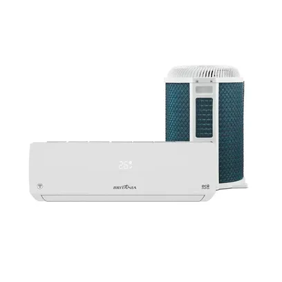 Product photo Ar Condicionado Split Hi Wall Eco Inverter Britânia 12000 BTU/h Quente e Frio BAC12000IQFM15 – 220 Volts