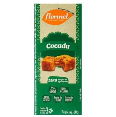 [Prime] Cocada Zero Flormel 60g - R$5,66