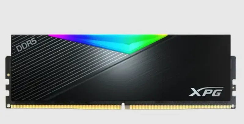 Memória DDR5 XPG Lancer RGB, 16GB, 5200MHz, Black, AX5U5200C3816G-CLARBK