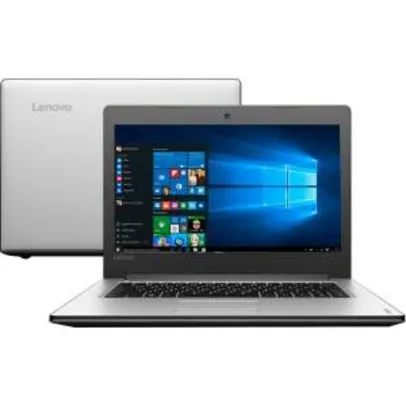 Notebook Lenovo Ideapad 310 Intel i3-6006U, 4GB, 1TB, 15.6", Windows 10 - R$1.529