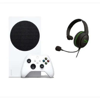 Console Xbox Series S 500gb SSD + Headset Gamer Hyperex Cld Xbx Hxhscchxbk