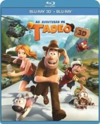 [Saraiva] Blu-ray 3D + Blu-ray - As Aventuras de Tadeo Jones - R$20