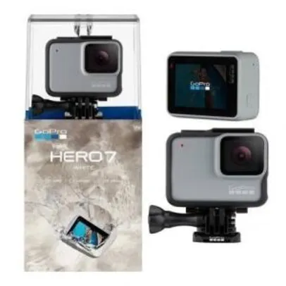 Câmera Hero 7 White à Prova D’água 10MP Full HD Wifi, GoPro, Branco - R$999