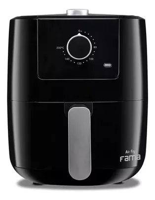 Fritadeira Air Fryer Ffr27p 3l Timer 1300w Preta Fama 127v