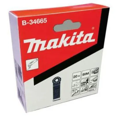 BUG - Kit De Lâminas Para Corte De Imersão De 28 X 50 Mm Para Madeira E Metal Com 20 Peças-makita-b-34665