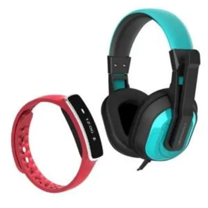 [EXTRA]Kit Sport - Pulseira Digital Bluetooth + Fone de Ouvido Headset por R$ 71