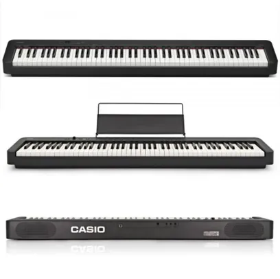 Piano Digital Casio Stage Cdp-s100 Bk Preto - 88 Teclas | R$2.397