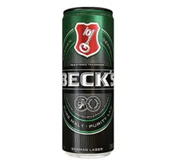 (LEIA DESCRIÇÃO) 8 Unid de Cerveja Beck's Lata 350ml Grátis