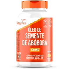 Óleo de Semente de Abóbora 1000mg, 80 cápsulas, Biogens