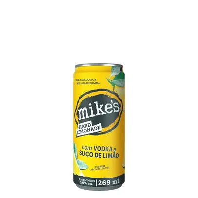 [Prime] Mike's Hard Lemonade, Sabor Limão, Mikes, Lata 269 ml