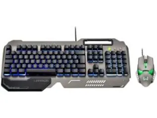 Kit Teclado e Mouse Gamer - Warrior Ragnar Keon - R$129