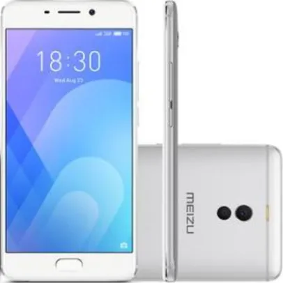 Smartphone Meizu M6 Note Prata, Tela 5,5”, 4GB Ram, 64GB, 4000 mAh, Câmera Dupla - R$ 899
