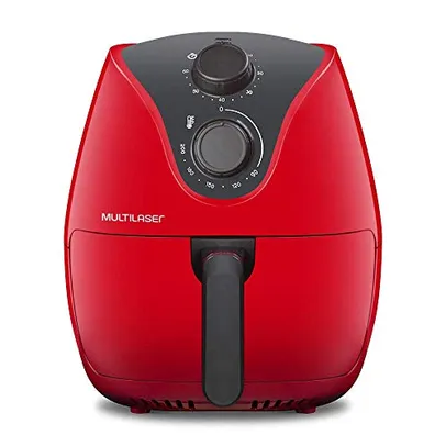 Fritadeira Elétrica Air Fryer 4L 127V 1500W com Grade Vermelha Multilaser - CE083