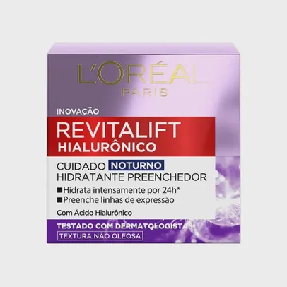 [APP] Revitalift Hialurônico L'oréal Hidratante Preenchedor Noturno 49g