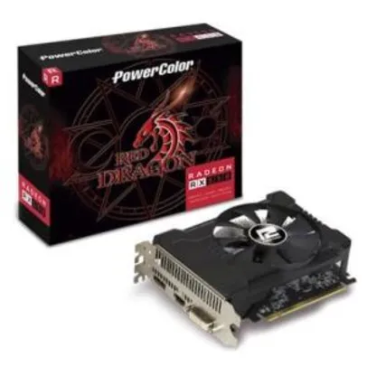 Saindo por R$ 310: Placa de Vídeo PowerColor Red Dragon AMD Radeon RX 550 2GB, GDDR5 - AXRX 550 2GBD5-DHA/OC | R$310 | Pelando