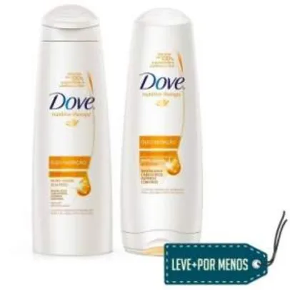 [Ricardo Eletro] Kit Dove Óleo Nutrição: Shampoo 400ml + Condicionador 400ml por R$ 20