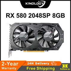  Placa de vídeo RX580 8GB 2048SP