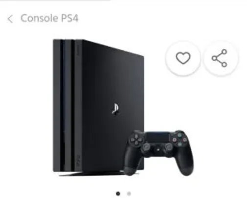 [1719,00ame]Console Playstation 4 Pro 1 TB + Controle Wireless DualShock 4