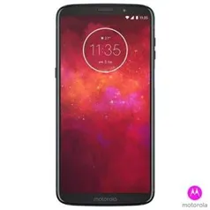 Moto Z3 Play Índigo Motorola, com Tela de 6”, 4G, 64 GB e Câmera de 12MP + 5MP - XT1929-5