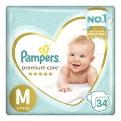 [ADICIONE 5 PCTS AO CARRINHO] Fralda Pampers Premium Care Mega, M