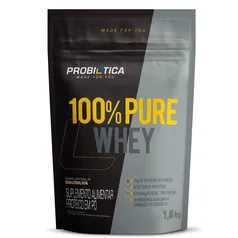 100% Whey Protein Pure 1.8Kg Refil Probiotica