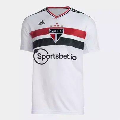 Camisa São Paulo I 22/23 s/n° Torcedor Adidas Masculina