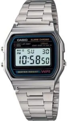 Relógio Unissex Casio A158Wa 1Df Digital - R$125