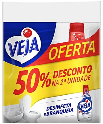 Veja - Limpador Tira Limo X14 para Banheiro, 2x500ml