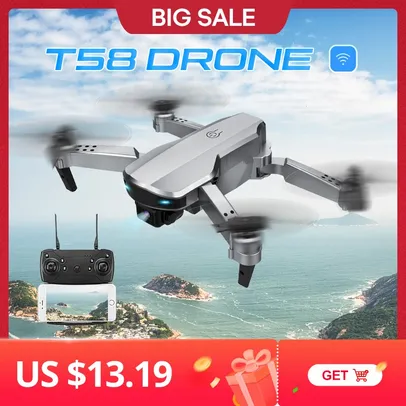 Drone Eachine & Topacc T58 1080P FPV WIFI Quadcopter with Camera Professional | R$91