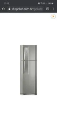 Refrigerador Top Freezer Inox 382L Electrolux (TF42S) - 220V | R$2161