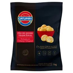 Pão de Queijo Congelado Tradicional Recheio Catupiry 1kg